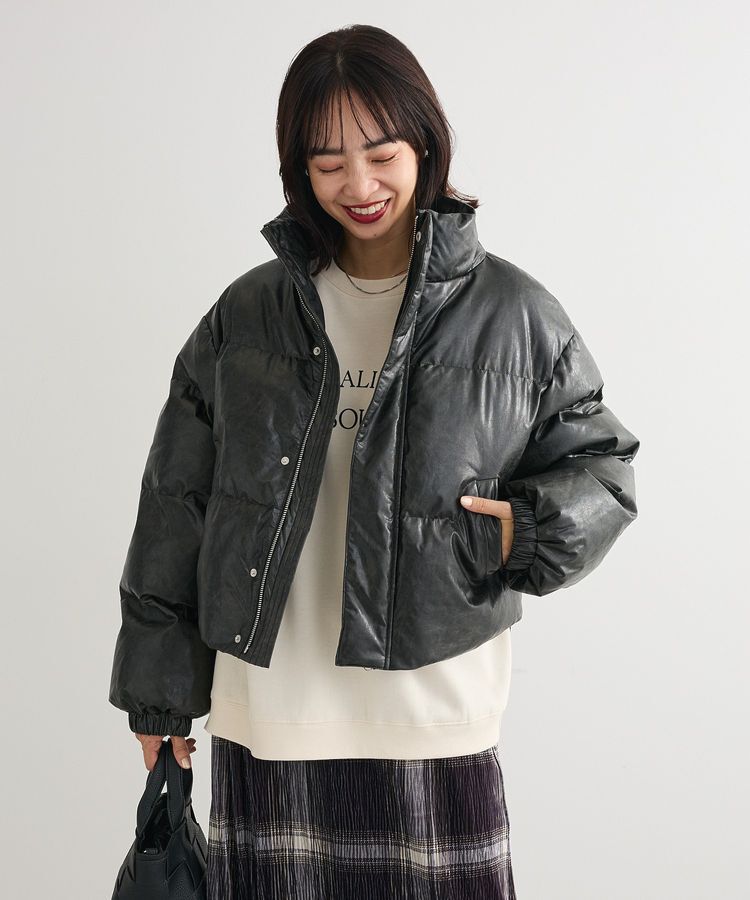 Green Parks「・swing by ビンテージソフトレザーブルゾン」|ブルゾン・スタジャン|