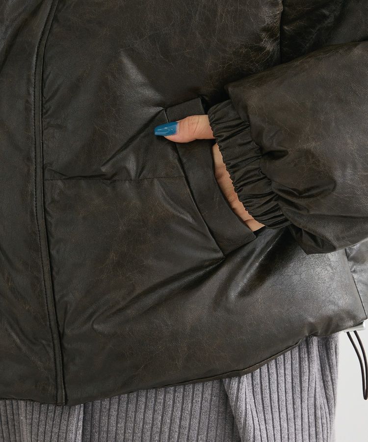 Green Parks「・swing by ビンテージソフトレザーブルゾン」|ブルゾン・スタジャン|