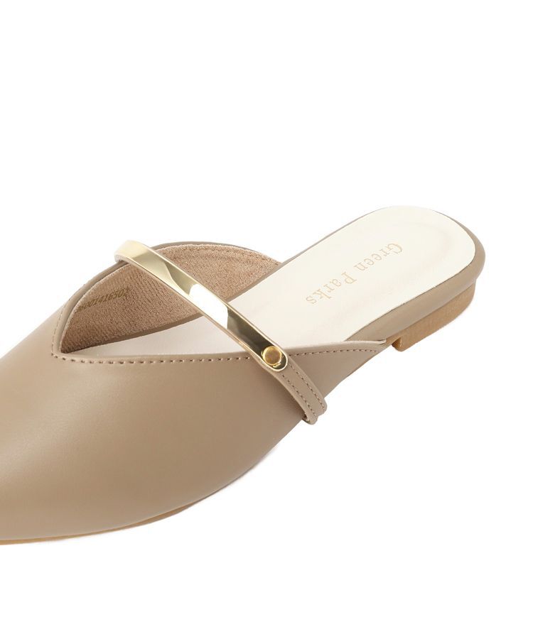 Green Parks「Vカットメタルパーツミュール」|その他|