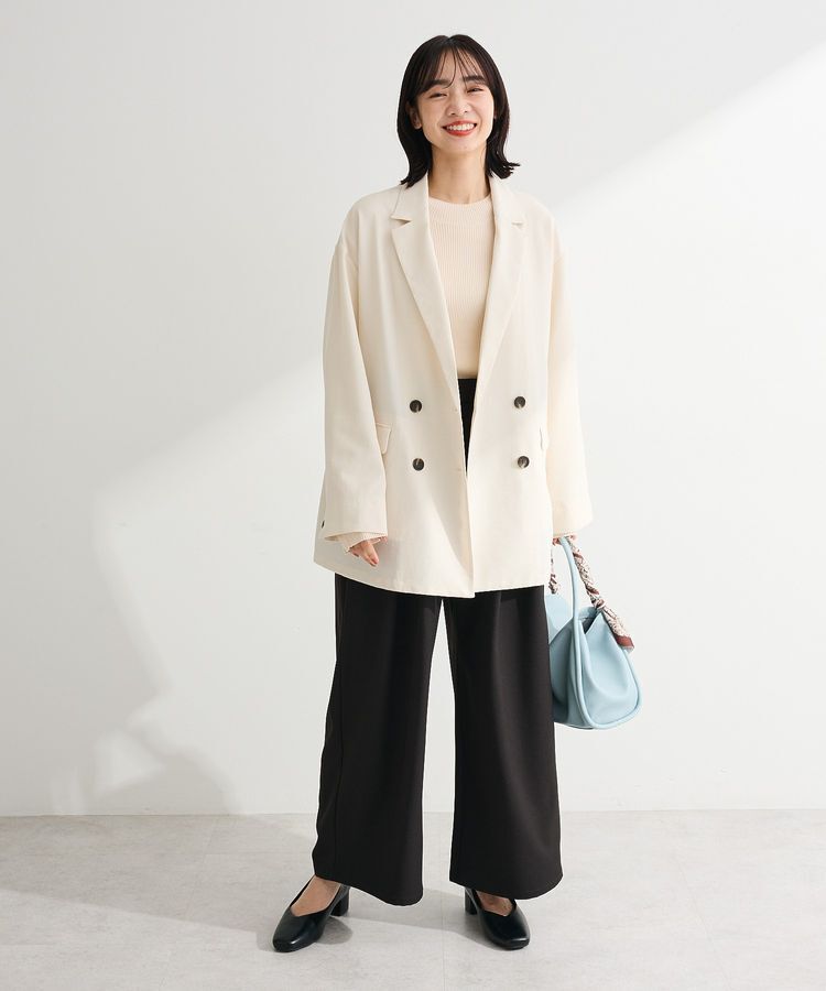 Green Parks「袖口金釦リブニットプルオーバー」|ニット・セーター|