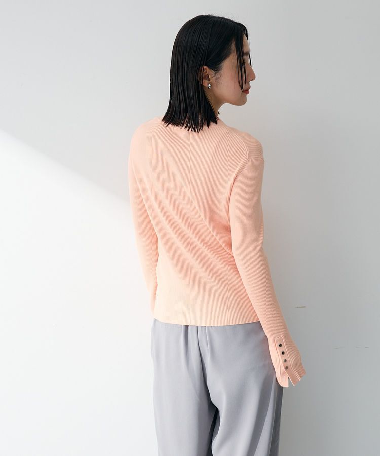 Green Parks「袖口金釦リブニットプルオーバー」|ニット・セーター|