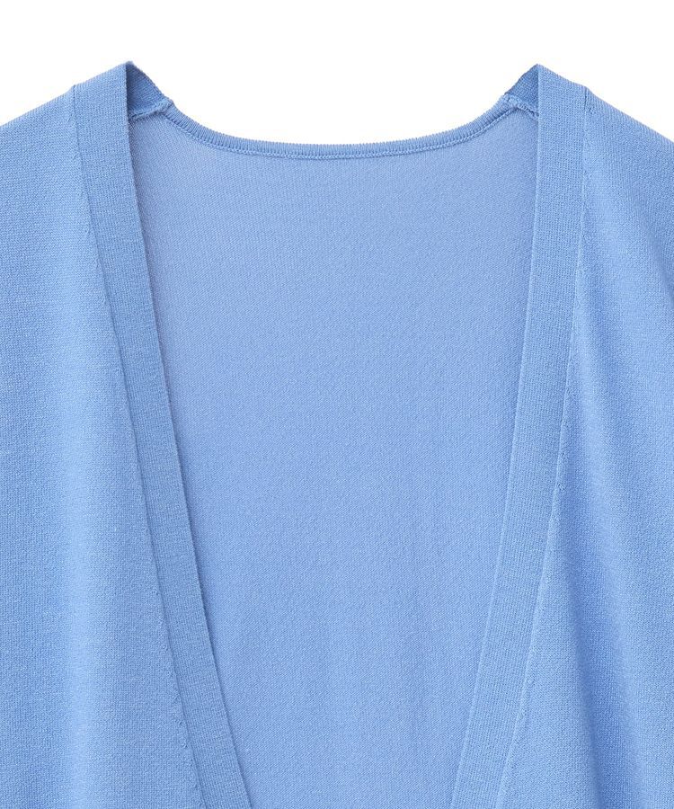 YECCA VECCA「【接触冷感】スリットミドル丈カーディガン」|カーディガン|