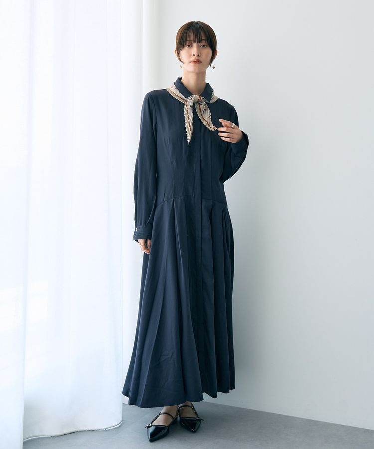 YECCA VECCA「ホースプリントプリーツスカーフ」|バンダナ・スカーフ|