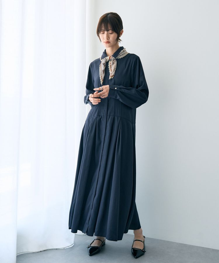 YECCA VECCA「ホースプリントプリーツスカーフ」|バンダナ・スカーフ|