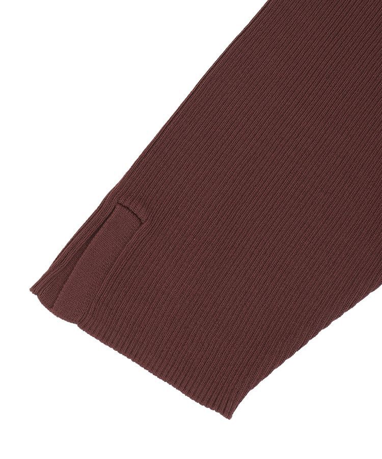 YECCA VECCA「5分袖リブニット」|ニット・セーター|