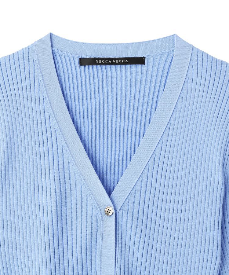 YECCA VECCA「ペプラムカーディガン」|カーディガン|