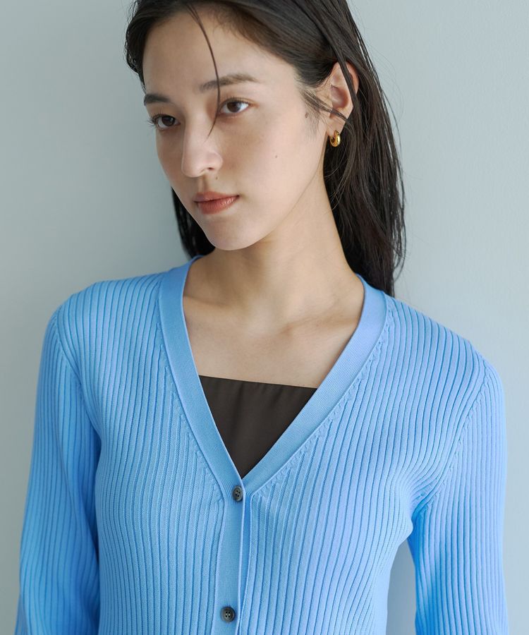 YECCA VECCA「ペプラムカーディガン」|カーディガン|