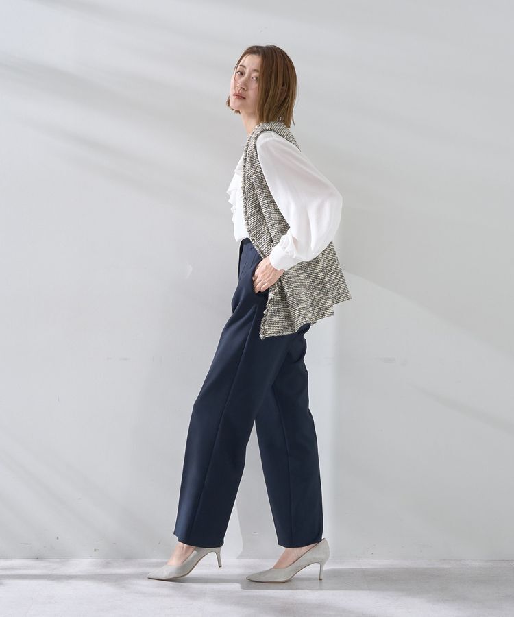 YECCA VECCA「ツイードジレ」|ベスト・ジレ|