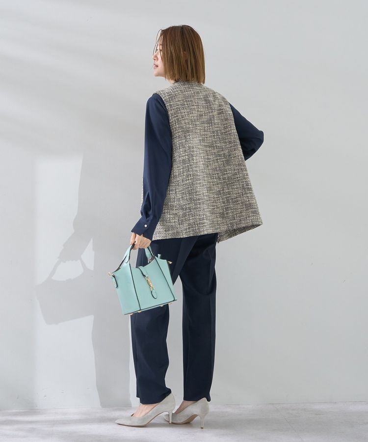 YECCA VECCA「ツイードジレ」|ベスト・ジレ|