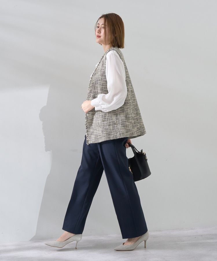 YECCA VECCA「ツイードジレ」|ベスト・ジレ|