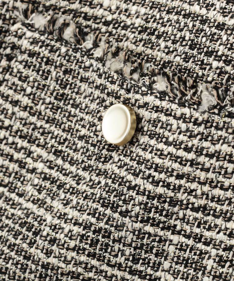 YECCA VECCA「ツイードジレ」|ベスト・ジレ|