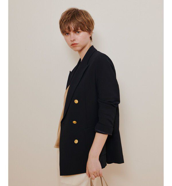 allureville「レノクロスダブルブレストジャケット」|テーラードジャケット|