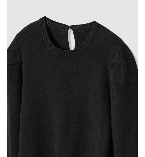 LOULOU WILLOUGHBY「【LOULOU WILLOUGHBY】フラワー衿付プルオーバー」|ニット・セーター|