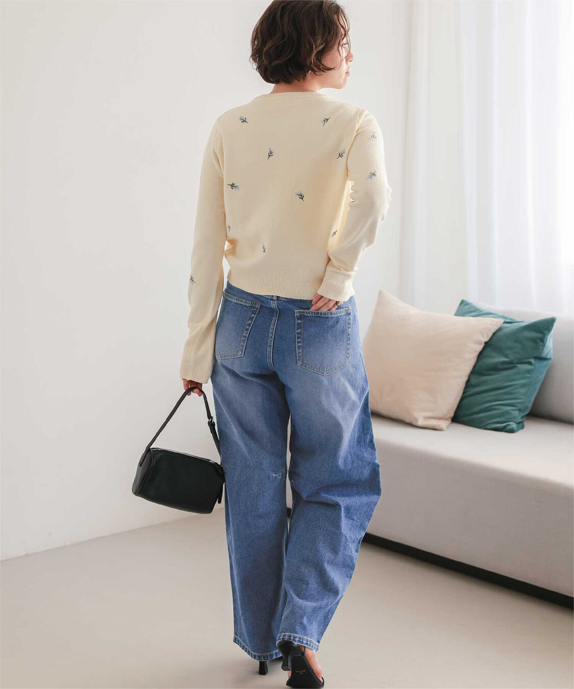 titivate「カーブラインデニムパンツ」|デニム|