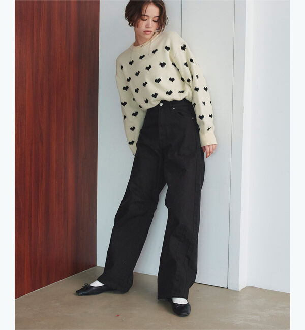 titivate「カーブラインデニムパンツ」|デニム|