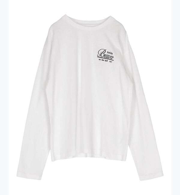 titivate「ロングスリーブ刺繍ロゴTシャツ」|Tシャツ・カットソー|