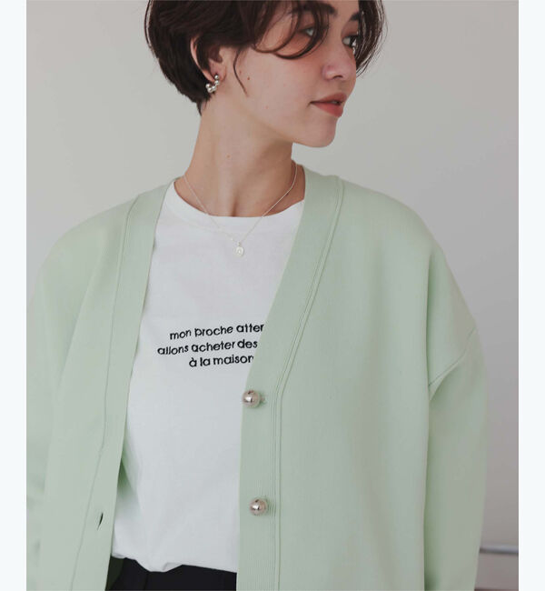 titivate「ロングスリーブ刺繍ロゴTシャツ」|Tシャツ・カットソー|