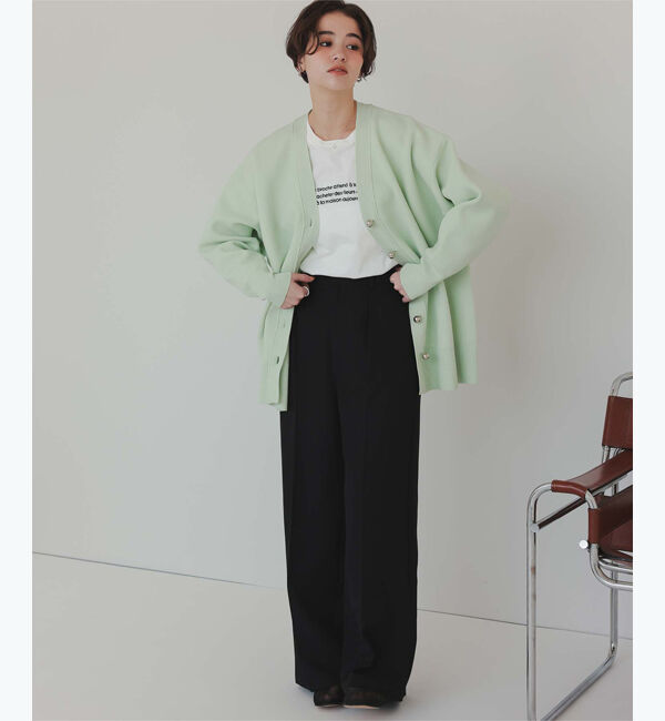 titivate「ロングスリーブ刺繍ロゴTシャツ」|Tシャツ・カットソー|