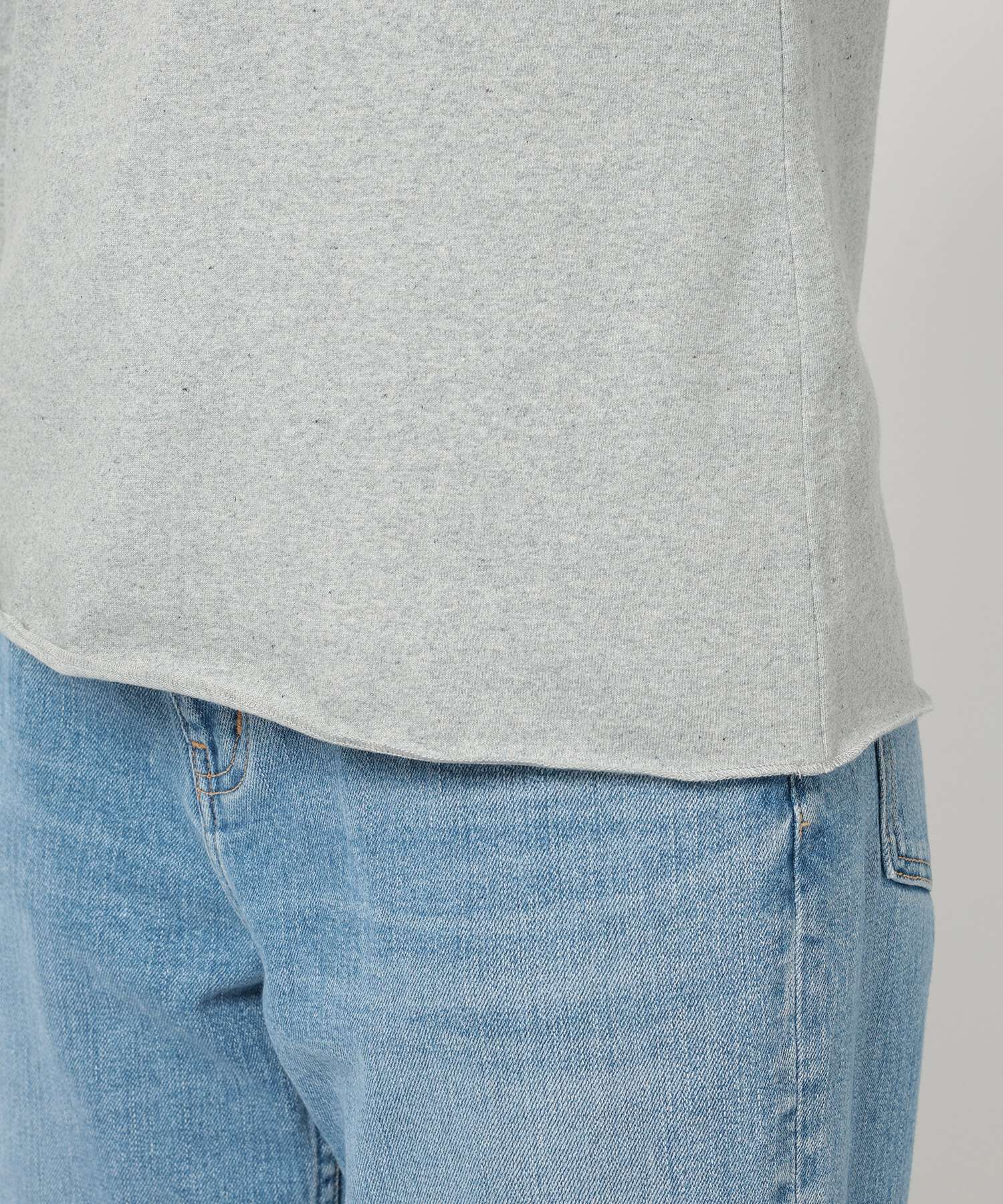 BABYLONE「デニム天竺ヘンリーネックプルオーバー」|Tシャツ・カットソー|