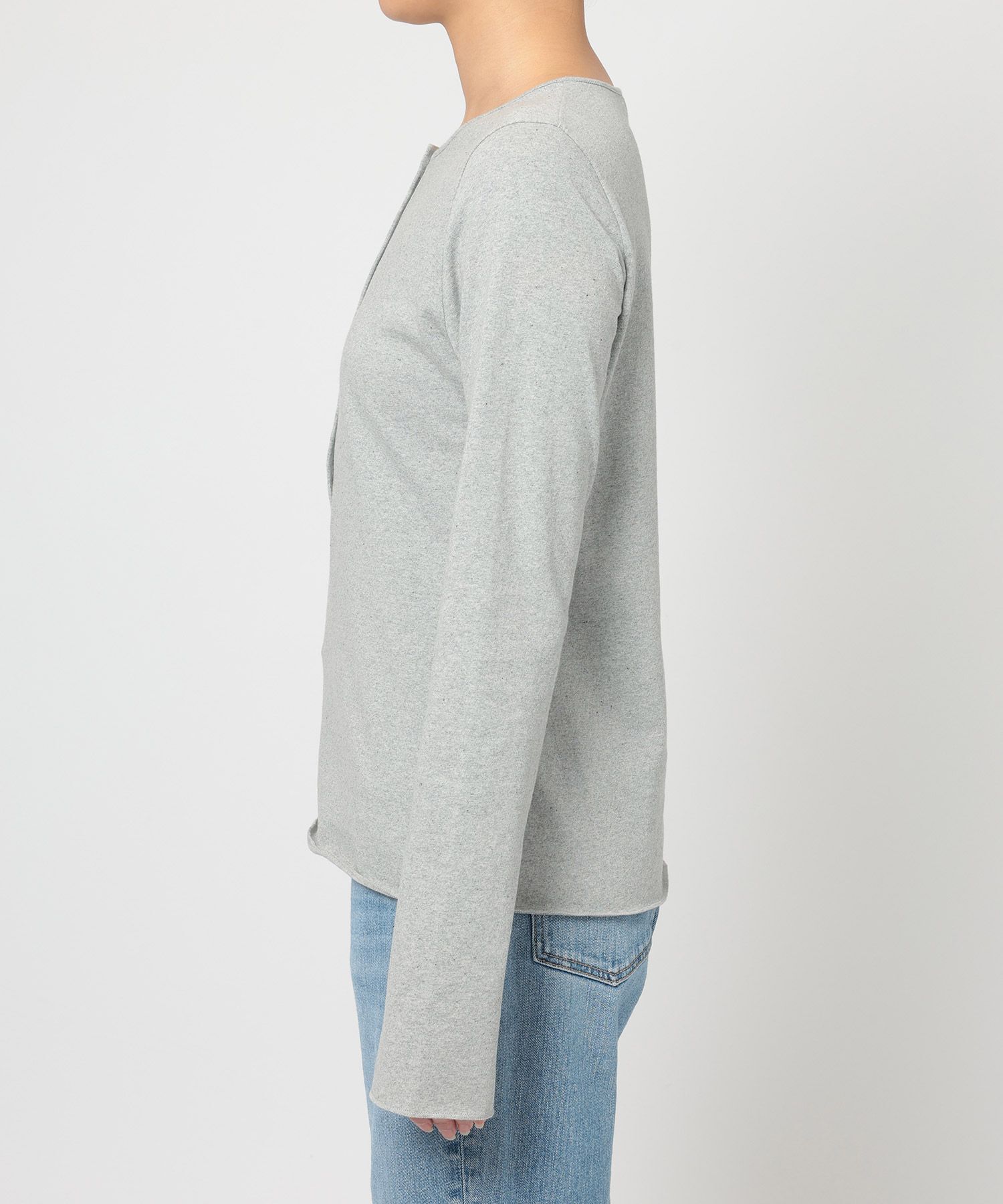 BABYLONE「デニム天竺ヘンリーネックプルオーバー」|Tシャツ・カットソー|