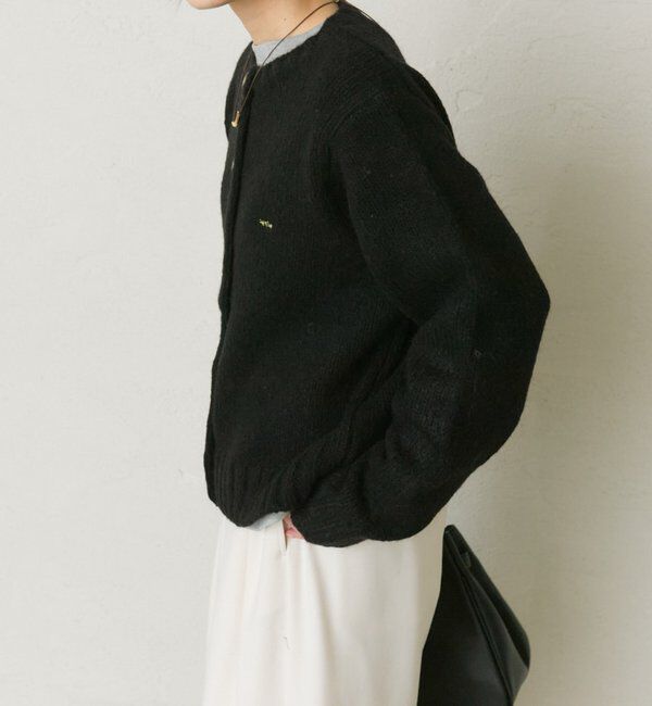  「アルパカ混ニットカーディガン」|カーディガン|