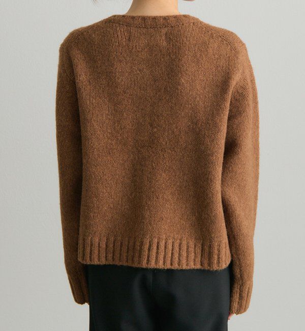  「アルパカ混ニットカーディガン」|カーディガン|