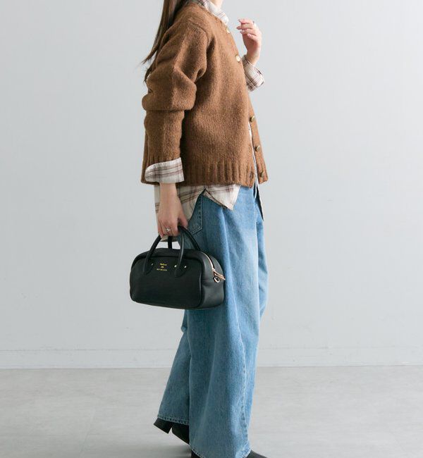  「アルパカ混ニットカーディガン」|カーディガン|