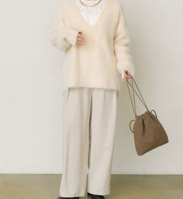  「モールペイズリーストレッチレースプルオーバー」|プルオーバー|