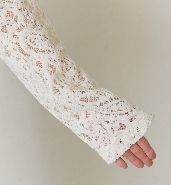  「モールペイズリーストレッチレースプルオーバー」|プルオーバー|