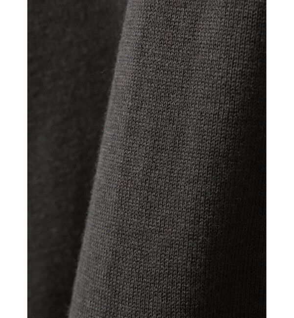 mizuiro ind「mizuiro ind ハイゲージケープチュニックカーディガン」|カーディガン|