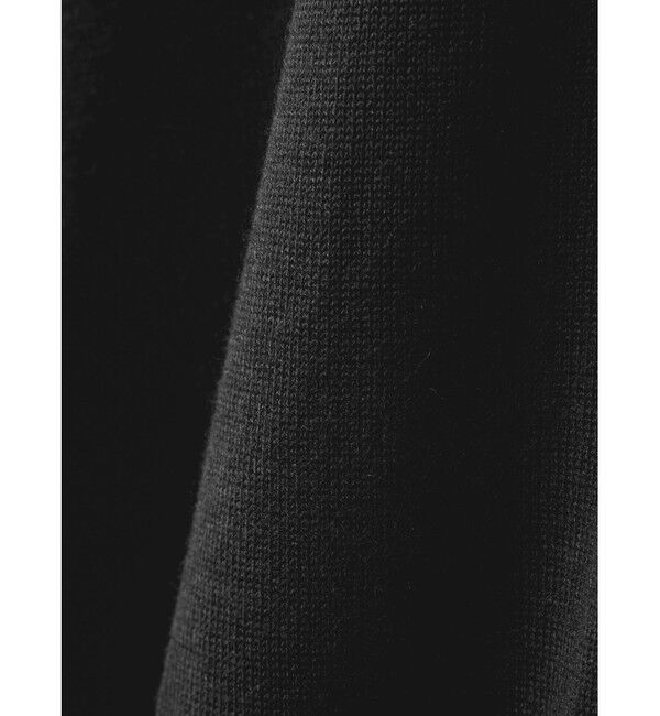 mizuiro ind「mizuiro ind ハイゲージケープチュニックカーディガン」|カーディガン|