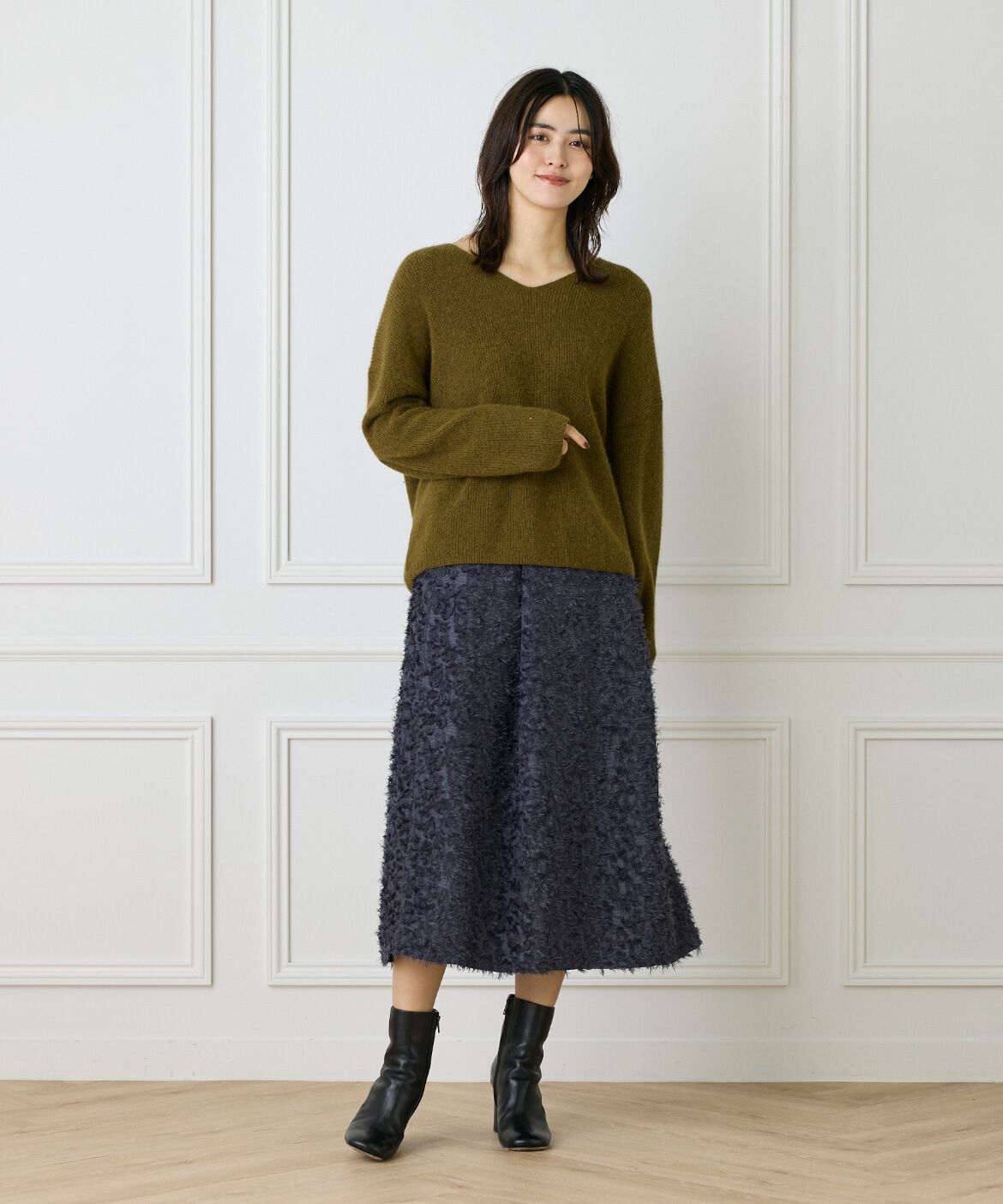 Le Souk「セミフレアスカート」|タイト|