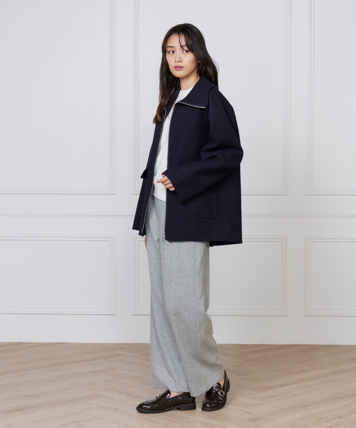 DAY by DAY it&rsquo;s international「タスマニアダブルメルトンリバーコート」|ピーコート|