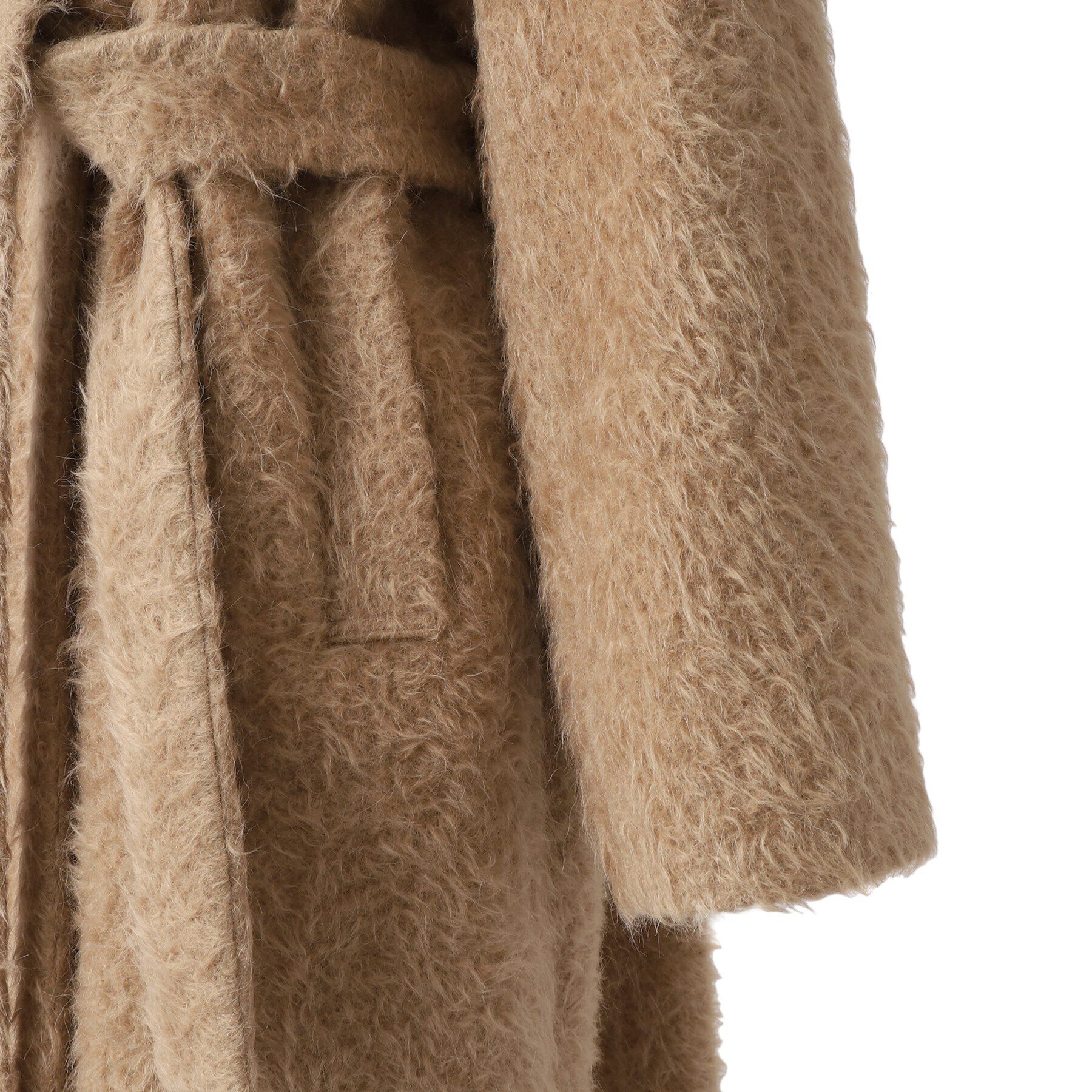 UNTITLED「スーリーアルパカコート」|ステンカラーコート|