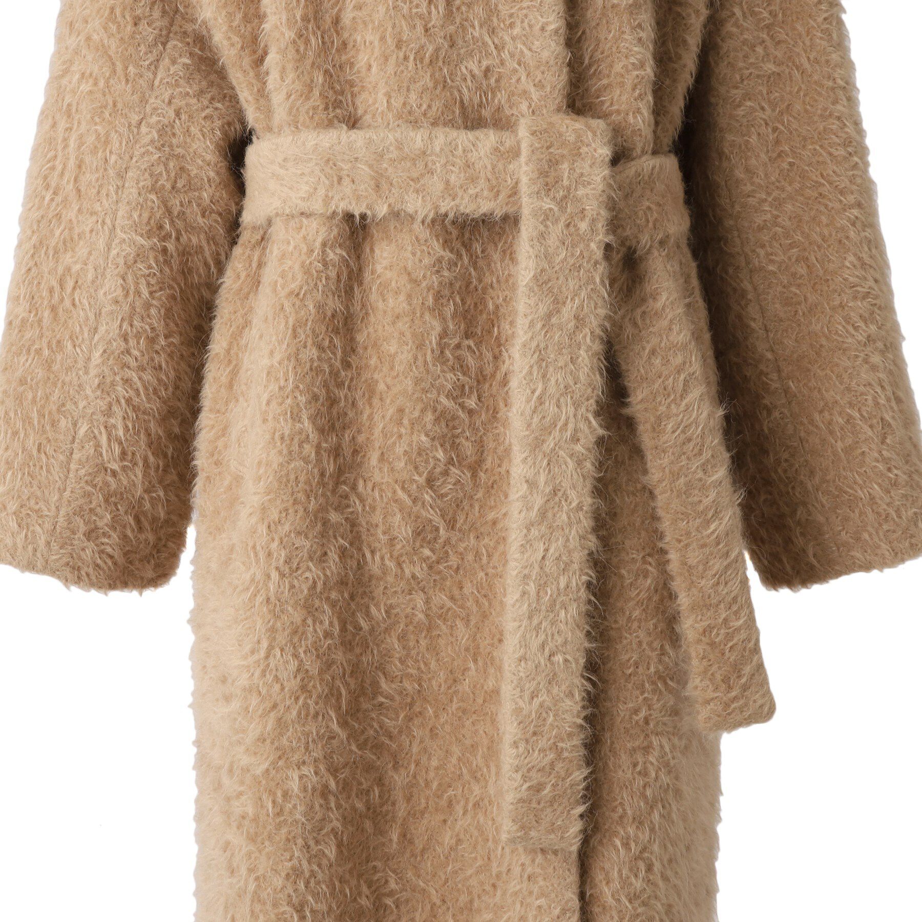 UNTITLED「スーリーアルパカコート」|ステンカラーコート|