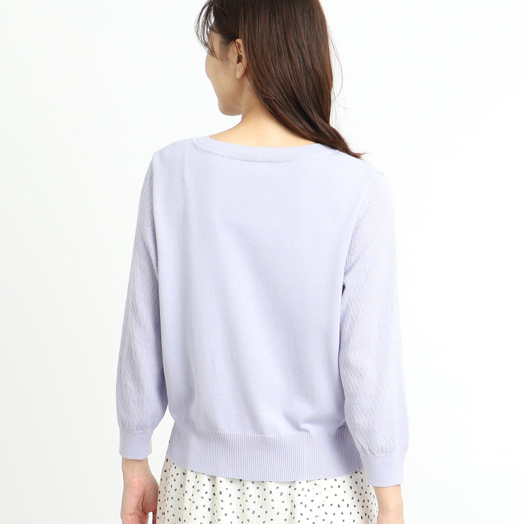 Reflect「【WEB先行カラーあり／洗える】パフスリーブニット」|ニット・セーター|