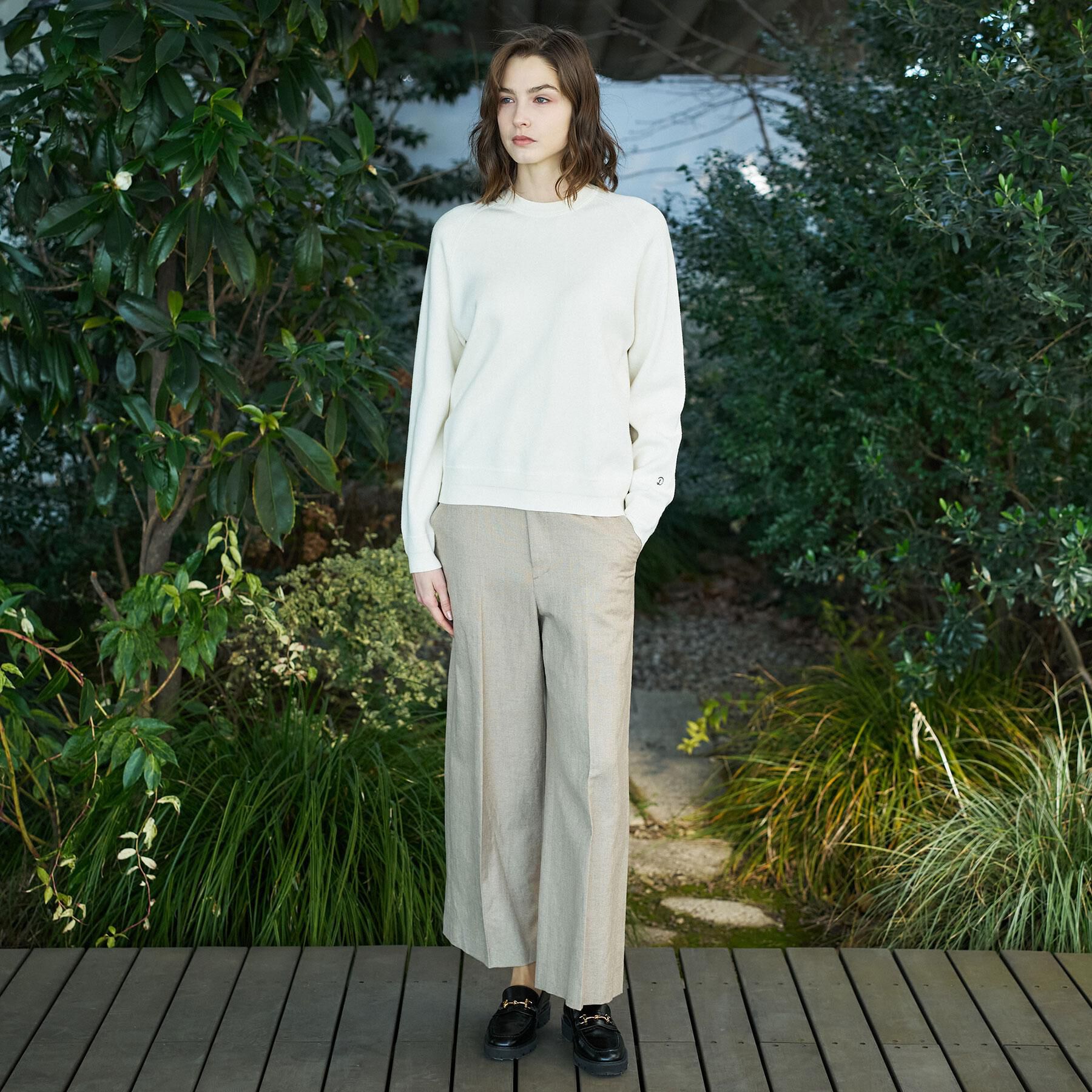 DRESSTERIOR「ウォッシャブルコットンカシミヤニット」|ニット・セーター|