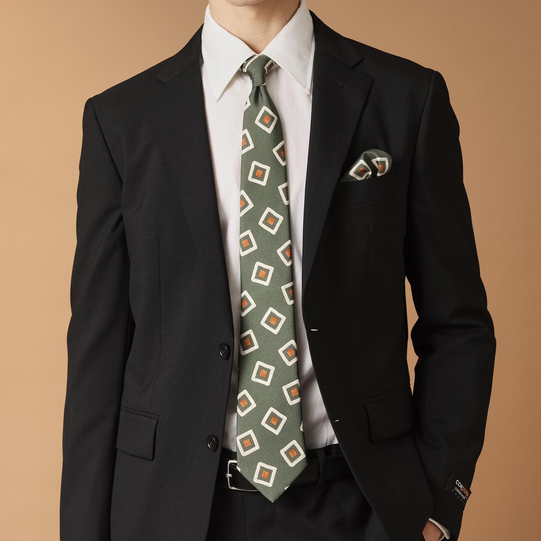 40CARATS&525「手書き小紋プリントネクタイ」|ネクタイ・蝶ネクタイ|