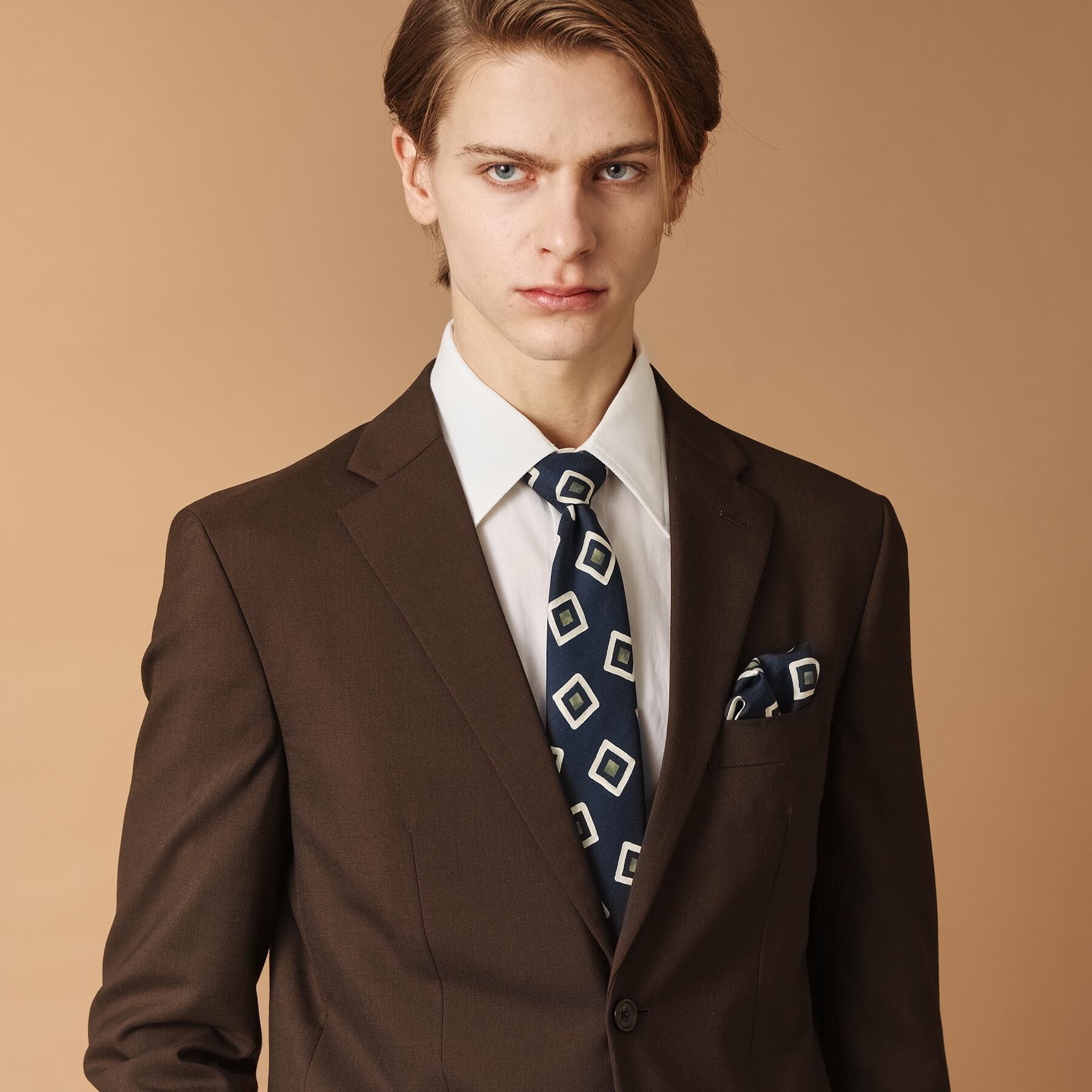 40CARATS&525「手書き小紋プリントネクタイ」|ネクタイ・蝶ネクタイ|