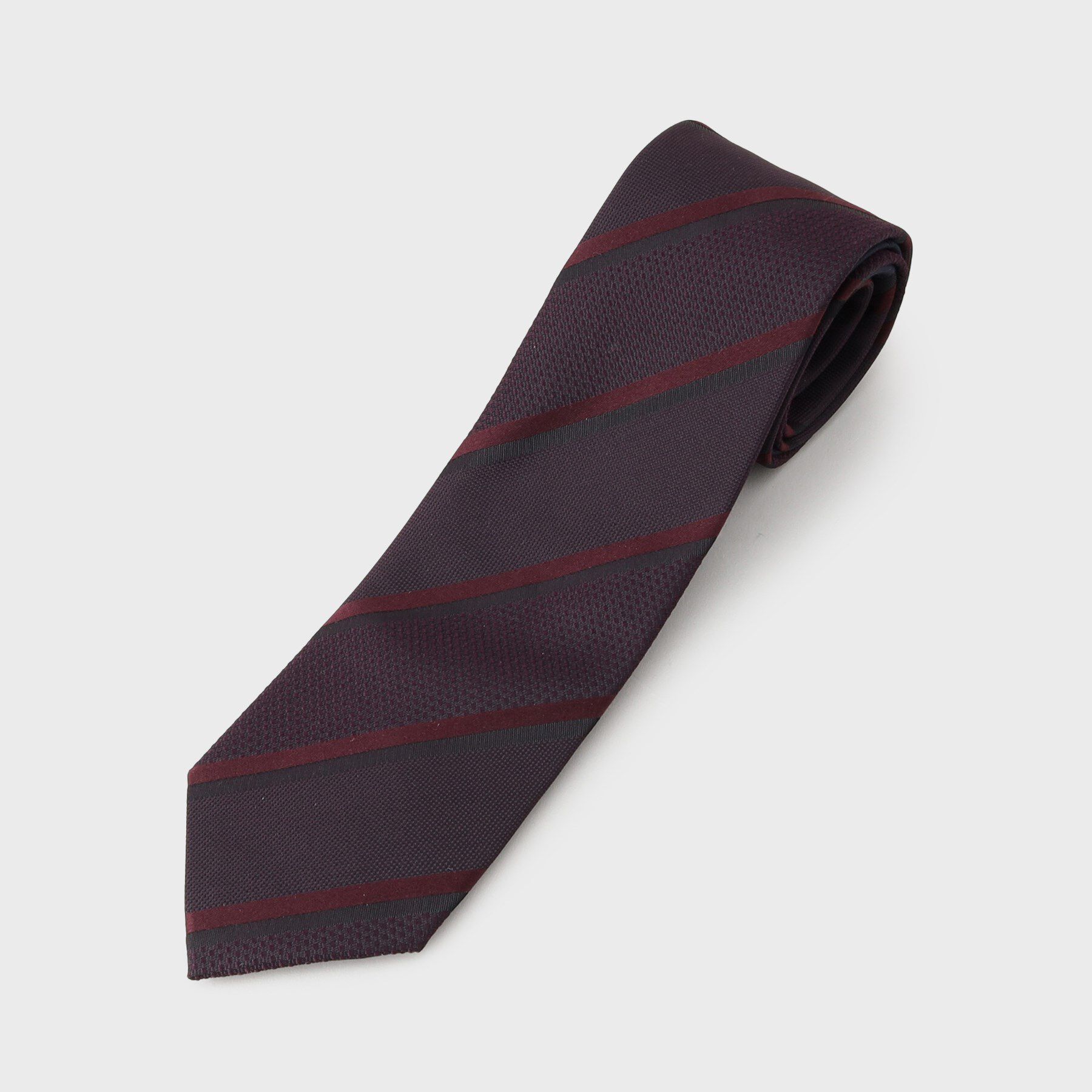 TAKEO KIKUCHI「【BOXセット】クラシックシャドーストライプ ネクタイ＆タイバー」|ネクタイ・蝶ネクタイ|