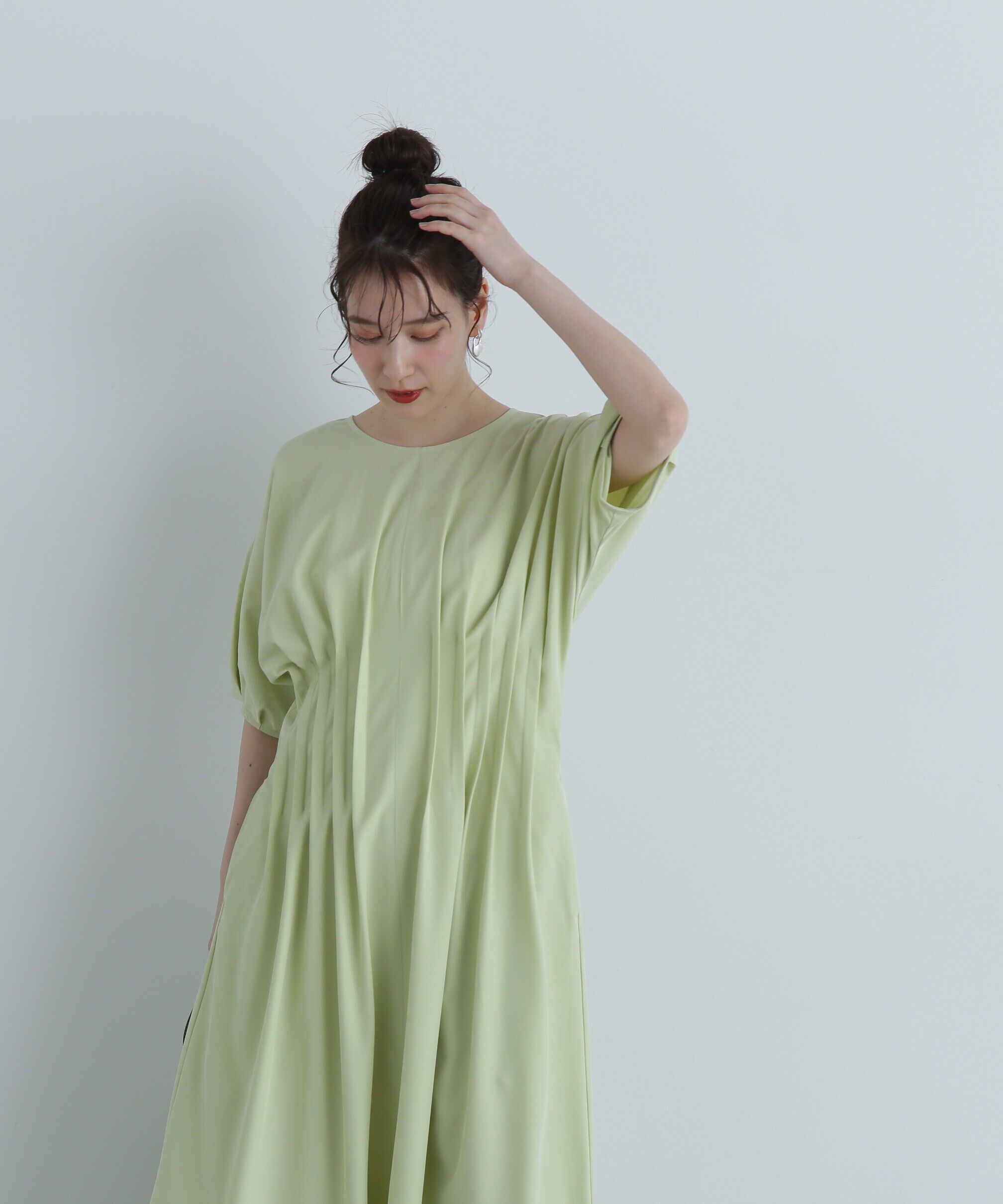  「ウエストタックワンピース《S Size Line》」|ワンピース|