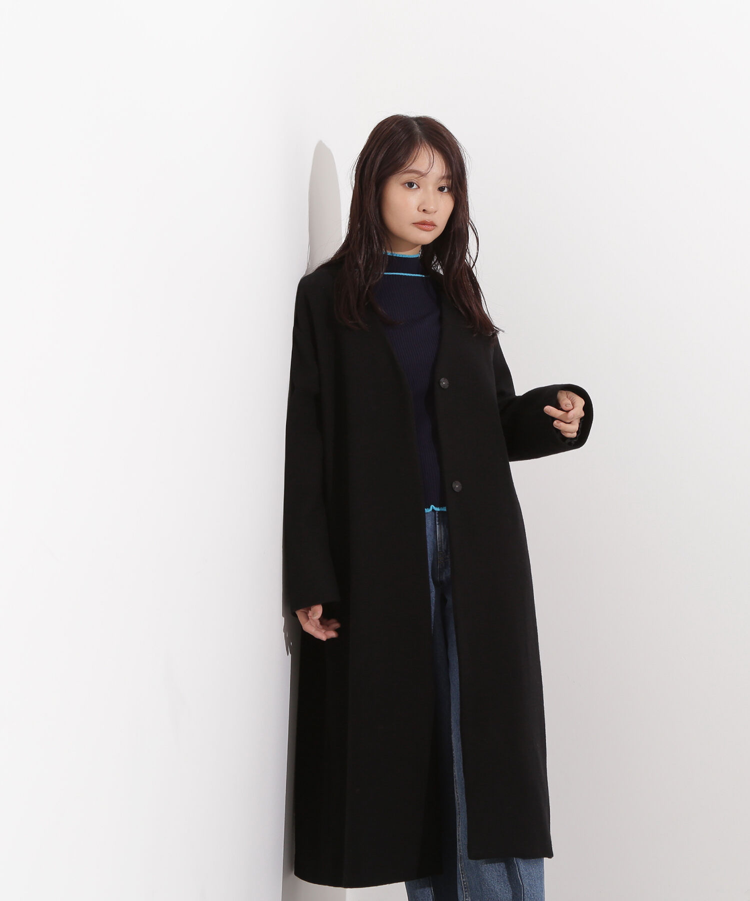  「カラーレスロングコート」|その他|