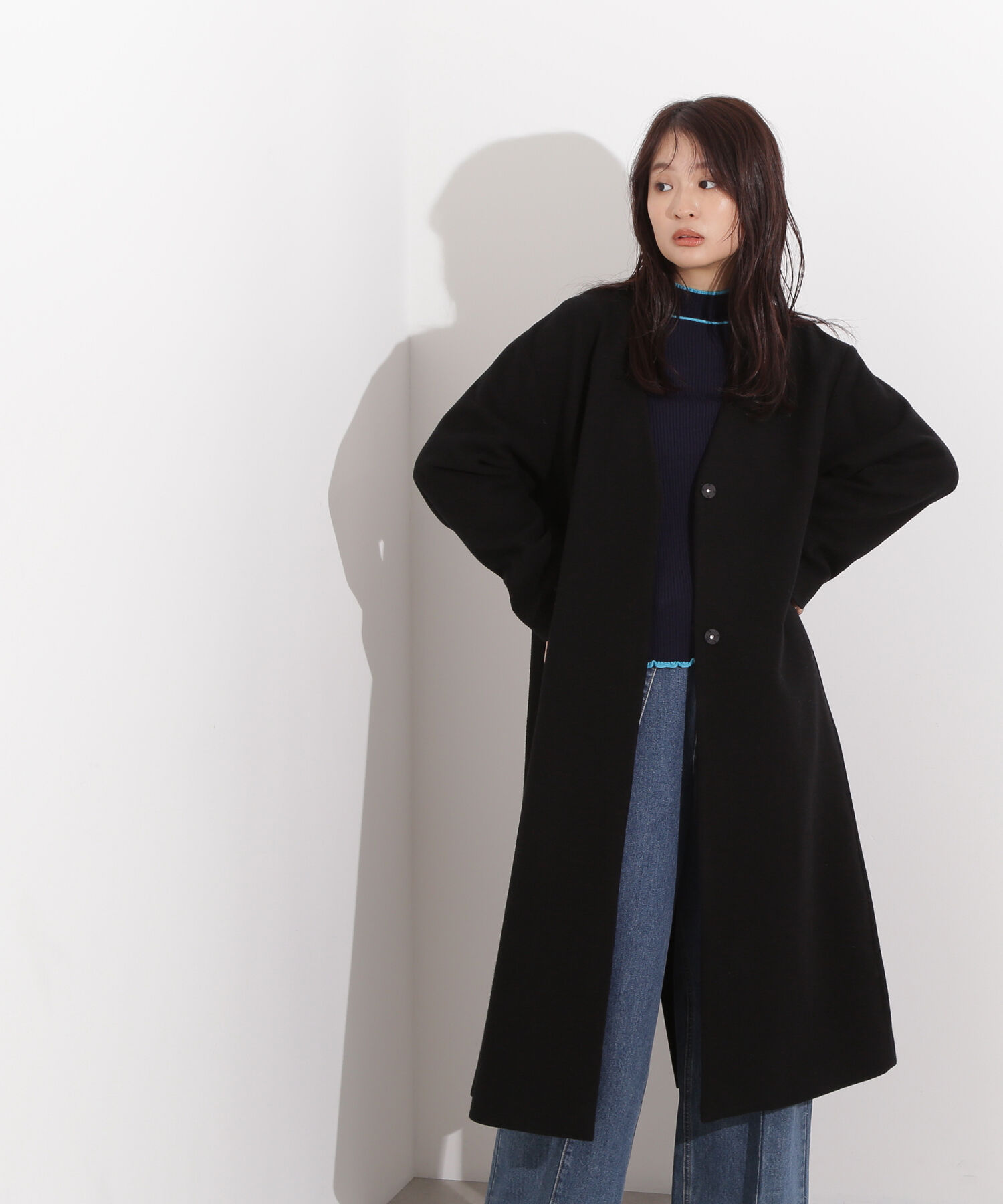  「カラーレスロングコート」|その他|