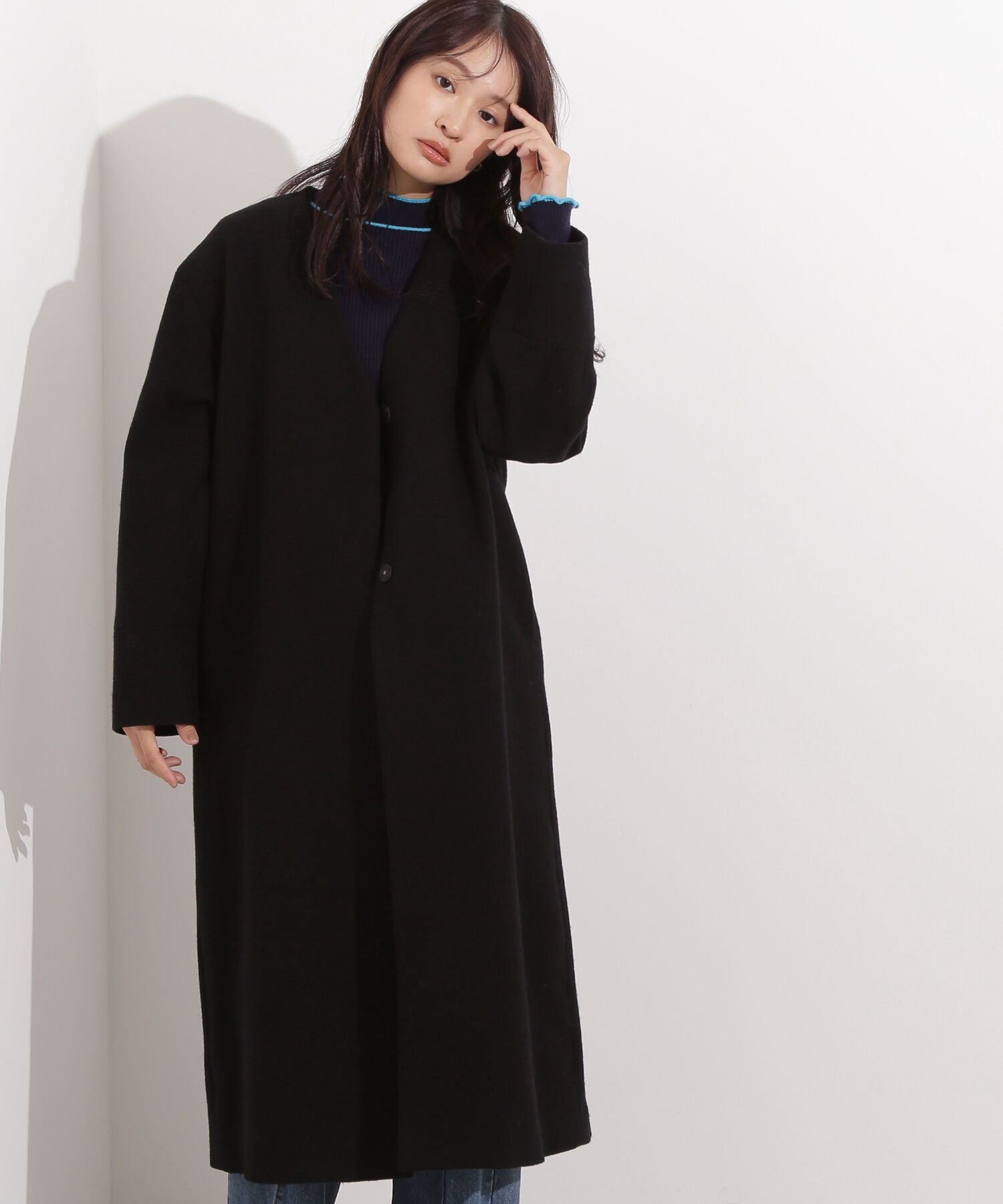  「カラーレスロングコート」|その他|