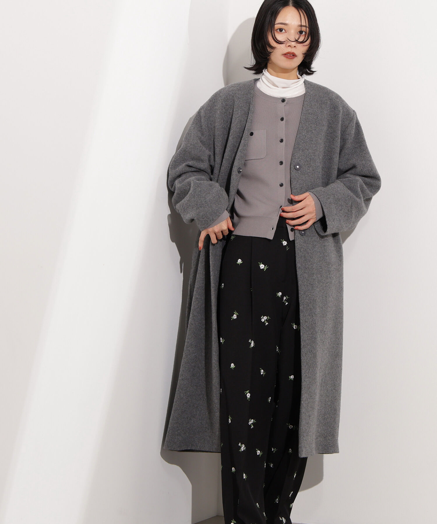  「カラーレスロングコート」|その他|