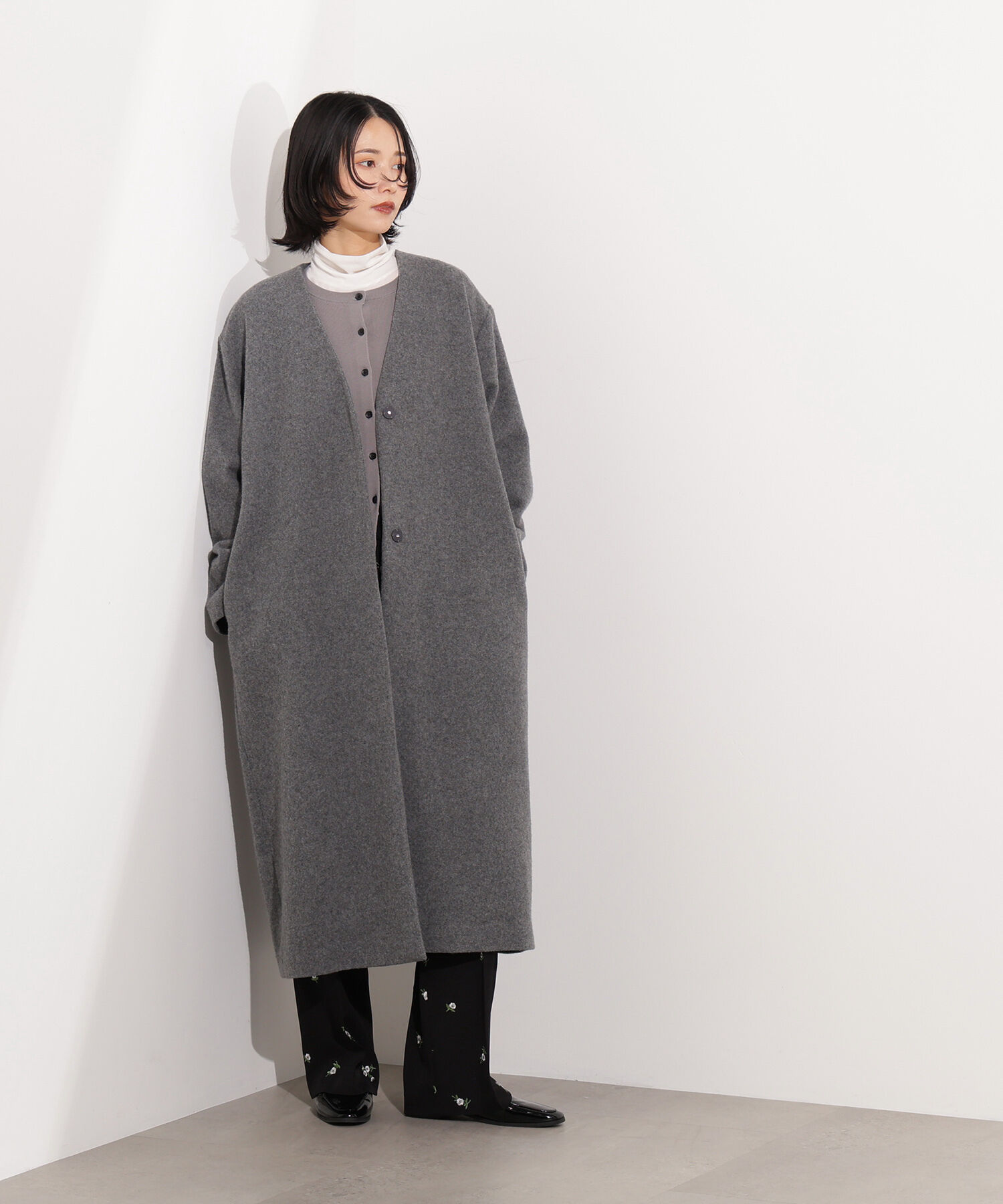  「カラーレスロングコート」|その他|