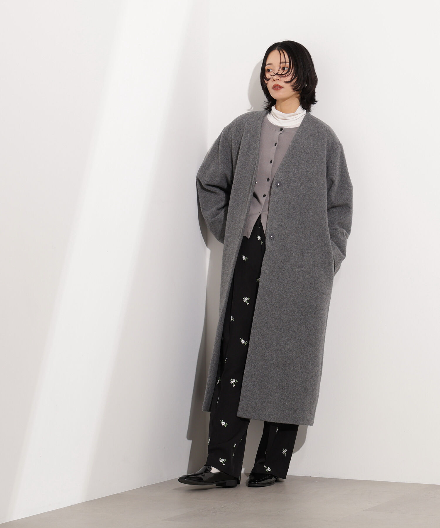  「カラーレスロングコート」|その他|