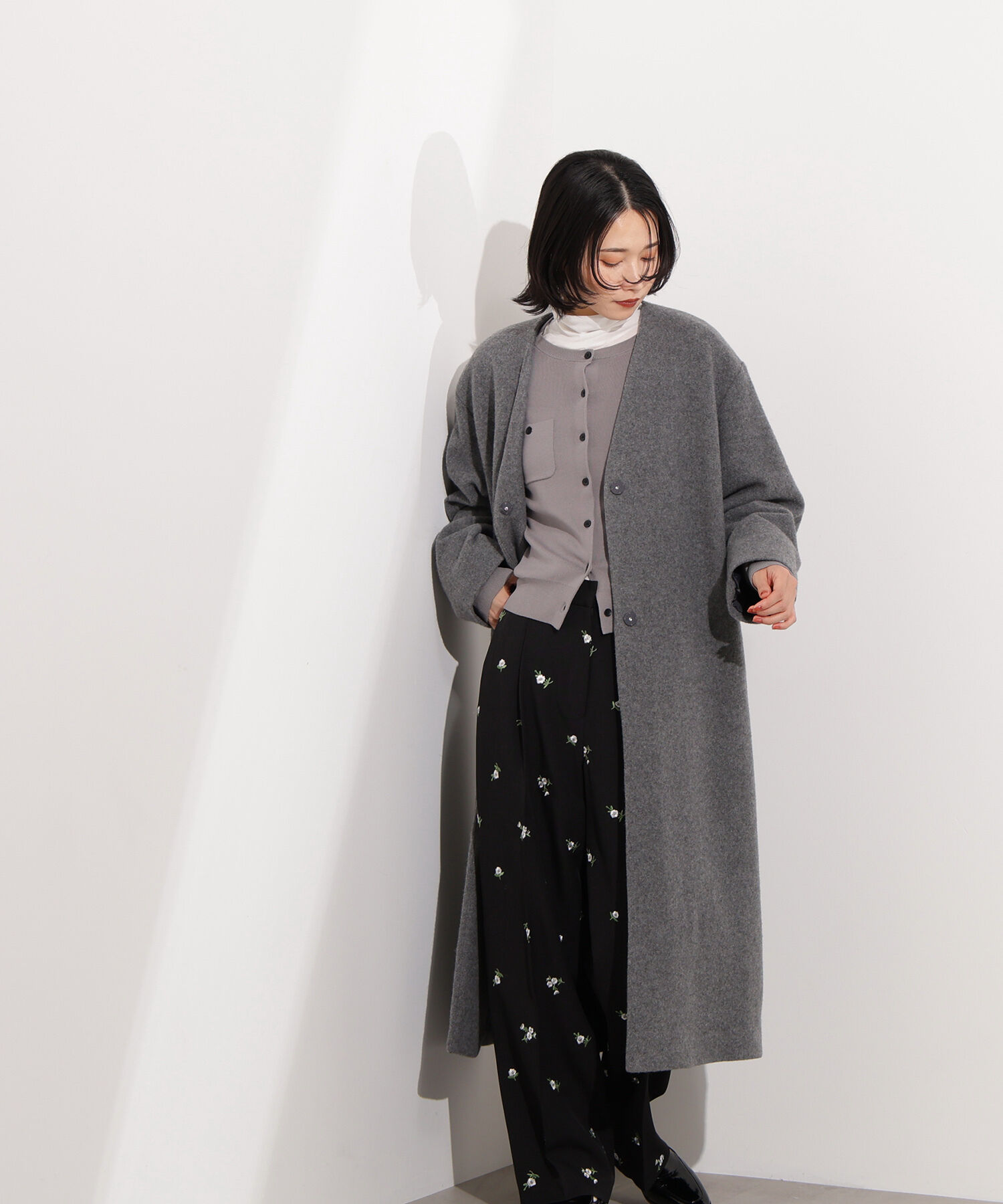  「カラーレスロングコート」|その他|