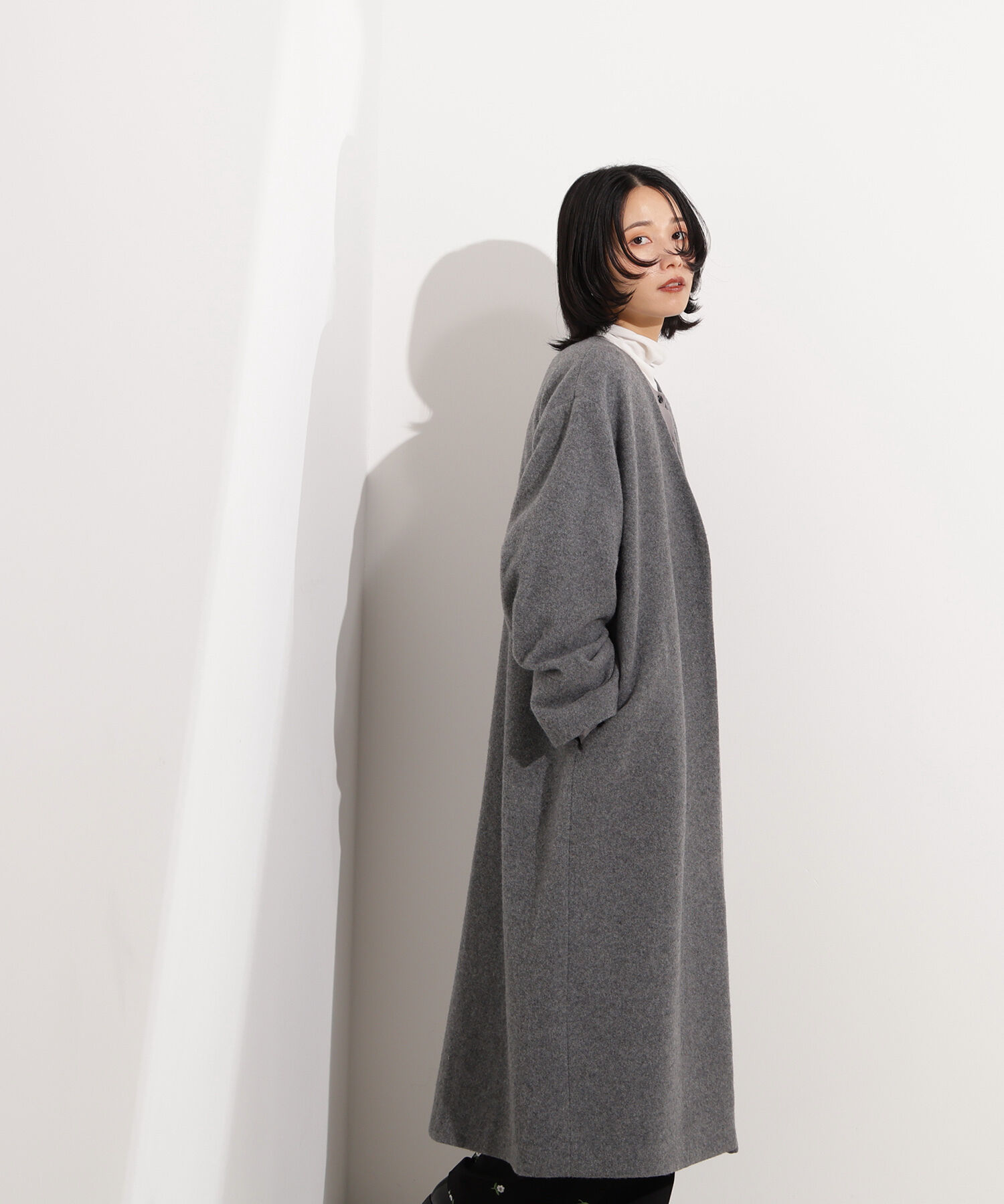  「カラーレスロングコート」|その他|