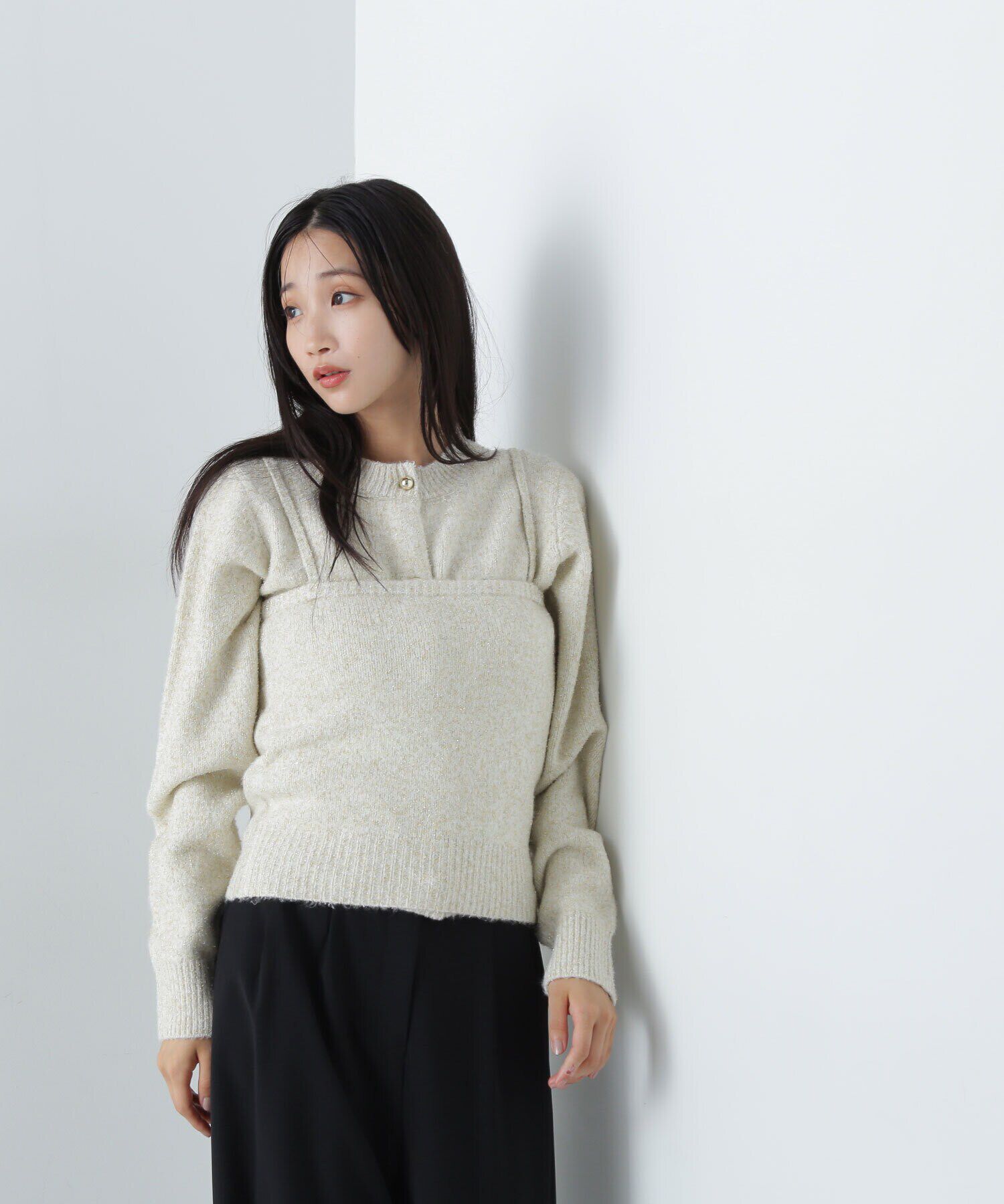  「グリッターラメアンサンブル　24AW」|ニット・セーター|